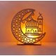thumbnail image 1 of Ramadán Diy Luna De Madera Luz Led, 1 of 4