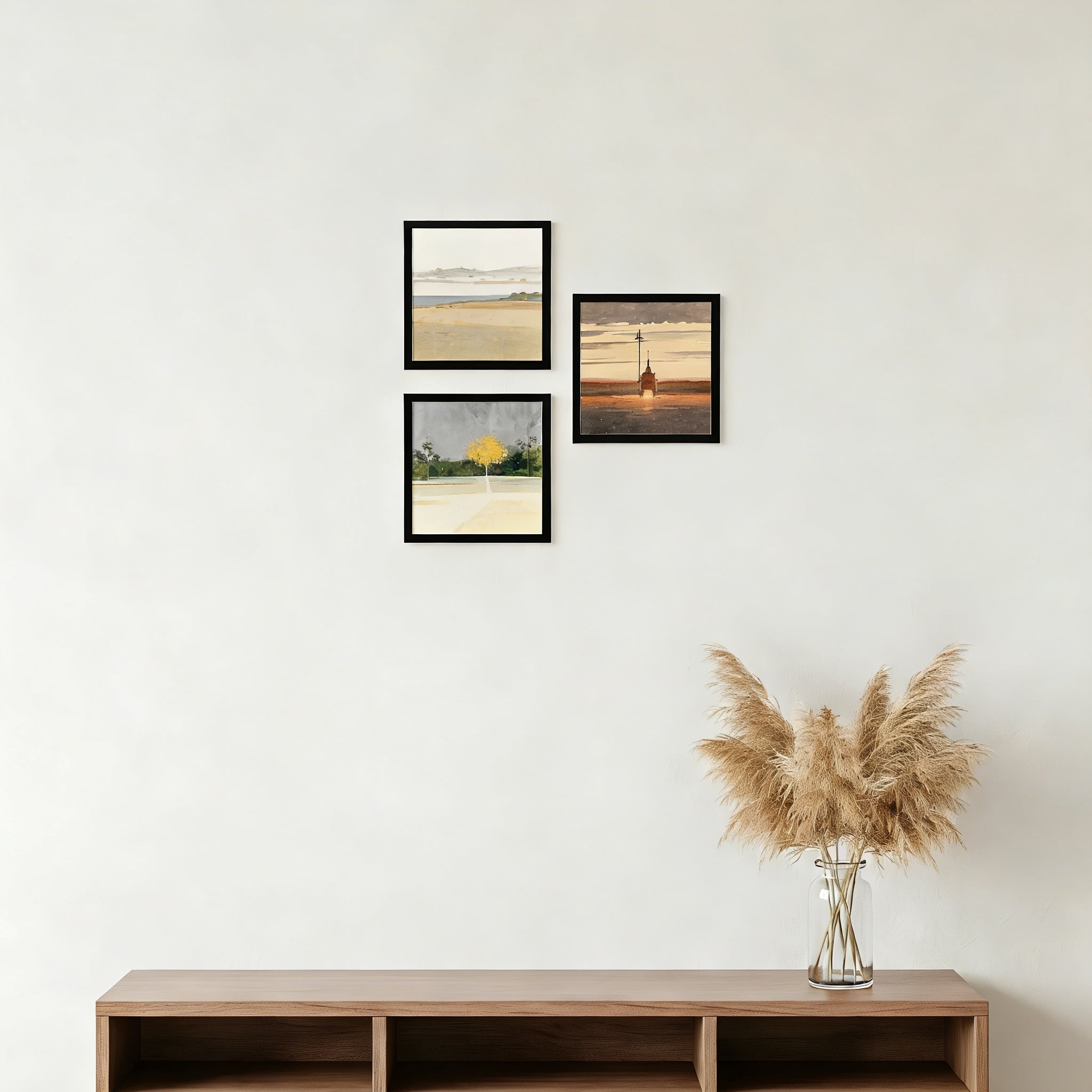 8x8 Picture Frames Set of 18, Thin Square Black 8 by 8 Photo Frame for Gallery Wall or Tabletop