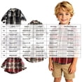 thumbnail image 3 of JUMEYU Boys Shirts Button Toddler Boys Flannel Plaid Printed Coat Collar Button Down Jacket Kids Casual Outwear with Pocket Jacket Size 10-11 (Red,10-11 Years), 3 of 9