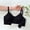 🔥 Black, variant on Adjustable Strap Pushup Bras for Women Tshirt Bras for Women No Underwire Breathable Seamless Lifting Soft-Support Bra Solid Color Wireless Breathable Molded Cups Adjustable Straps Front Or