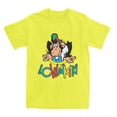 thumbnail image 1 of Camiseta de algodón para hombre y mujer, camisa con estampado de dibujos animados, mono, cuello redondo, manga corta de gran tamaño, 1 of 6