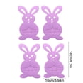 thumbnail image 3 of KTTECTOA 4PCS Easter Rabbits Silverware Pocket Cutlery Pouch Festal Table Decor Cutlery Storage Bag Table Setting Supplies Clearance Home Organization Canada Days Home and Kitchen Home Goods, 3 of 6