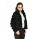 thumbnail image 4 of Chamarra de peluche /Juvenil, 7121 (Negro) negro M, 4 of 5