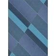 thumbnail image 1 of Ahgly Company Indoor Rectangle Patterned Blue Novelty Area Rugs, Swatch Sample, 1 of 6