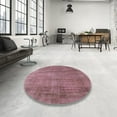 thumbnail image 3 of Ahgly Company Indoor Rectangle Mid-Century Modern Pale Violet Red Pink Oriental Area Rugs, 5' x 7', 3 of 6