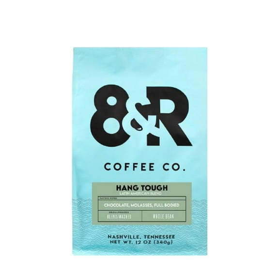Hang Tough Latin American Blend - Roasted by 8th & Roast Coffee Co. - Whole Bean Coffee - 12 Ounce Bag