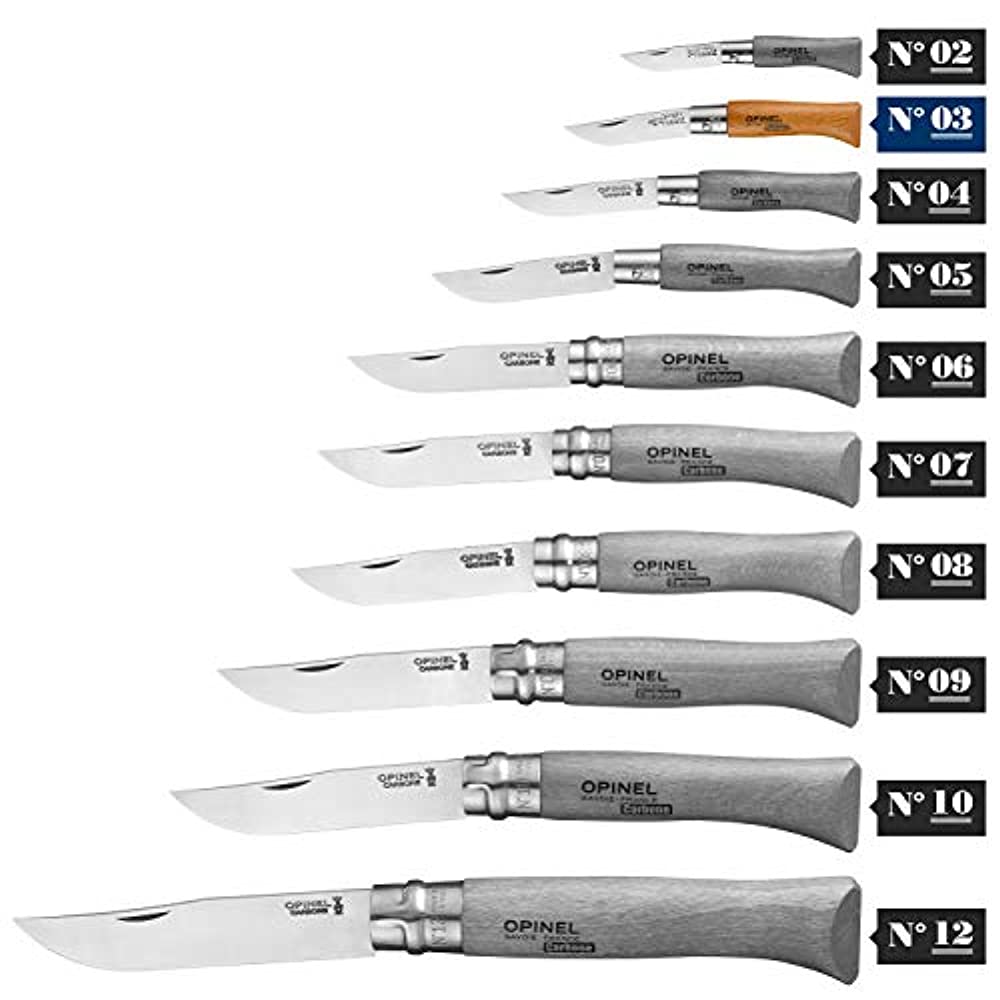 with　Carry　Every　or　Knife　(No　Day　Steel　Beechwood　Opinel　4)　2,　Blades　Pocket　Carbon　Handle　3,　Folding　Wooden