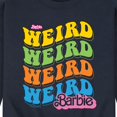 thumbnail image 3 of Barbie The Movie - Weird Stack - Men's Crew Neck Fleece Pullover, 3 of 5