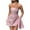 Pink, variant on Women's Strapless Jacquard Mini Dress, Fit and Flare Graduation Party Cocktail Dress