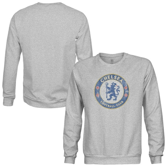 Men's-1863FC  Heather Gray Chelsea Pullover Crewneck Sweatshirt