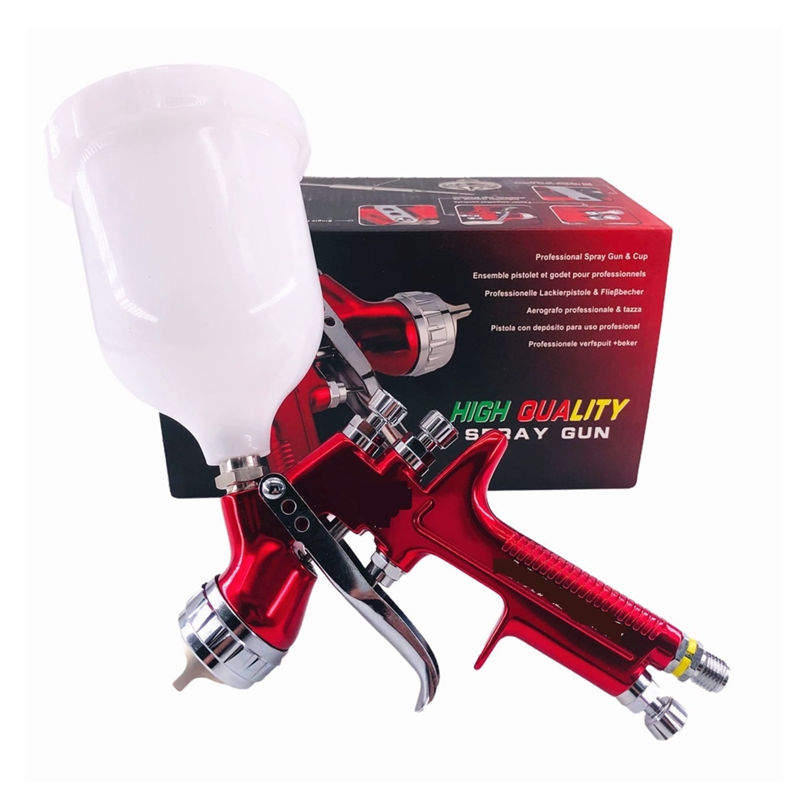 Paint Spray Gun Automotive Paint Gun Airbrush Cars Spray Paint Spray Guns For Painting Cars Interior Paint Gun Airbrushes ,User-Friendly Design