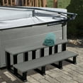 thumbnail image 3 of Highwood Hot Tub, Two Tier Steps - 48" Wide, Outdoor, Eco-friendly, Synthetic Wood, 3 of 3