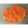 thumbnail image 5 of Quatrefoil Pairs Cookie Cutter Set (3 Inch)- Fast Shipping - Sharp Edges - Exceptional Quality, 5 of 5