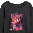 thumbnail image 3 of Bratz - 2001 Series Dolls - Women's Lightweight French Terry Long Sleeve Shirt, 3 of 5