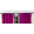 thumbnail image 2 of Lined-Violet Red  Tie Top  Sheer Sari Curtain / Drape  - 80W x 96L - Piece, 2 of 2