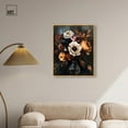 thumbnail image 3 of Velvet Night Bloom I Canvas Gothic Art Prints by Art Remedy, Gold Frame, 24 x 30, 3 of 7