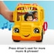 thumbnail image 5 of Fisher-Price Little People Autobús Escolar Vehículo de Juguete Musical para Niños Pequeños con 2 Figuras, 5 of 5