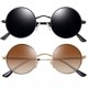 thumbnail image 1 of Gafas de sol Joopin Hippie, redondas, polarizadas, UV400, 2 unidades, para mujer y hombre, 1 of 6