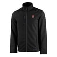 thumbnail image 2 of Men's Cutter & Buck  Black Fresno Grizzlies Evoke Eco Softshell Recycled Full-Zip Jacket, 2 of 3