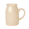 thumbnail image 4 of Hand Painted Ceramic Mason Jar Mugs Set Of 2 - Peach, 500ml Each | Cold Coffee Mugs | Smoothie Mugs | Bottle Mugs, 4 of 5