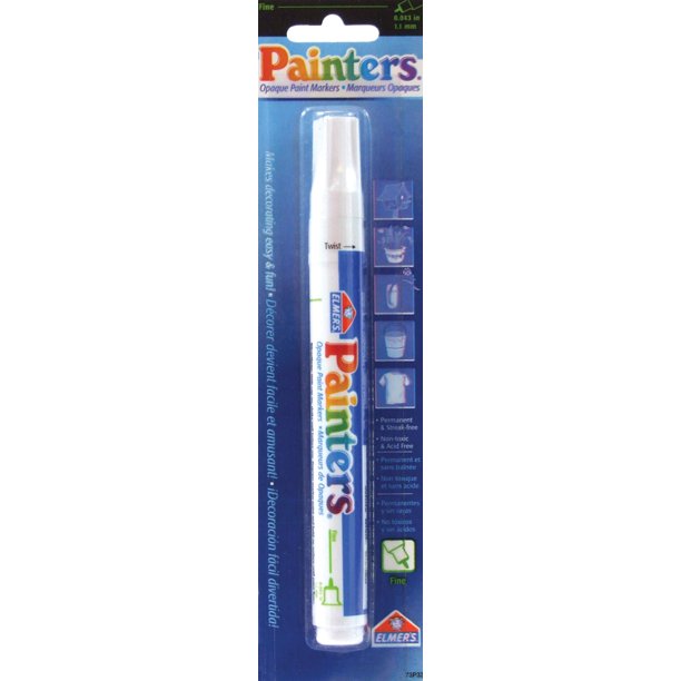 Painters Opaque Fine Point White Paint Marker, 1 Each