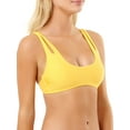 thumbnail image 2 of Juniors' Solid Cutout Bralette Bikini Top, 2 of 6