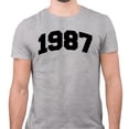 thumbnail image 2 of 1987 College Style Shirt Unisex Large Grey, 2 of 5