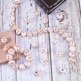 thumbnail image 4 of 100PCS 5 Styles Face Wooden Beads 20MM Large Round Natural Large Bulk Face Head Beads Spacer 5MM Hole Ball for Jewelry Making DIY Craft Christmas Garland Project Festival, 4 of 9