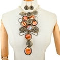 thumbnail image 2 of Popular Jewelry Glass Aluminum Wire Handmade Necklace Set, 2 of 2
