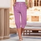 thumbnail image 1 of WILLBEST Pantalones Casuales para Mujer, Capri, Cintura Alta, Estampados, Joggers con Cordón, Cómodos, Informales. Chica, 1 of 5