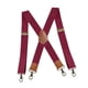 thumbnail image 3 of Tirantes casuales con clip para hombre, ideales para negocios, disfraces, fiestas y eventos formales. Rojo, 3 of 9