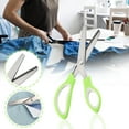 thumbnail image 2 of Mechanic Set, Lace Scissors Handmade Tooth Cloth Scissors Triangle Tooth Cloth Scissors Dog Tooth Scissors Cloth Art Pattern Serrated Scissors, Trim Tool, 2 of 6
