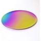 thumbnail image 1 of Xiao Hua Bandeja redonda de acero inoxidable para servir, organizador para guardar cosméticos, joyas y bisutería, 28 cm de diámetro (colorida), 1 of 5