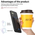 thumbnail image 2 of PU Leather Case for Samsung Galaxy A05, Detachable Magnetic Card Holder Slim Protective Support Car Magnetic Mount Secure-Grip Ring Stand Compatible with Samsung Galaxy A05 - Black, 2 of 8