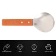 thumbnail image 2 of Non stick Rice Spoons Set of 2 Durable Stainless Steel Cooking Scoops for Home Use Silver, 2 of 8