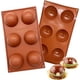 thumbnail image 1 of Molde de silicona de 6 agujeros, molde de cúpula redonda, molde antiadherente para pasteles, Chocolate, pasteles, gelatina, pudín, moldes para hornear magdalenas oso de fresa Hogar, 1 of 4
