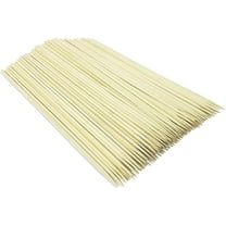 Natural Bamboo Skewers Sticks, 200pcs Kabob Skewers for Grilling, 12 inch Wooden Skewers for BBQ, Appetizer, Fruit Kabobs, Chocolate Fountain, Cocktail Toothpicks, Φ=4mm