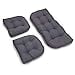 thumbnail image 3 of U-Shaped Twill Tufted Settee Cushion Set (Set Of 3), 3 of 3