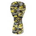thumbnail image 2 of Yuyamidu Yellow Gray Camo Golf Club Head Covers, Camouflage PU Leather Golf Head Covers, Fit Driver Fairway Hybrid Golf Accessory for Men Women, 2 of 7