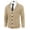 Khaki, variant on Mens Cable Knit Cardigan Sweater Casual Slim Fit V-Neck Button Up Shawl Collar Knitted Sweaters with Pockets