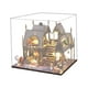 thumbnail image 5 of Kits de casa de muñecas en miniatura de bricolaje con muebles Decoraciones artesanales de bricolaje Modelo de casa de muñecas de madera Mini modelo de Baoblaze Casa de muñecas, 5 of 8