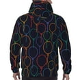 thumbnail image 6 of Bingfone Colorful Balloons Men'S Drawstring Hoodie Long Sleeve Pocket Sweatshirts-4x-Large, 6 of 9