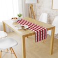 thumbnail image 6 of pdqouc 4th July Patriotic Memorial Day Table Runner Independence Day Holiday Kitchen Table Decoration Indoor Outdoor Home Party Decoration Table Runners for round Tables Holiday Party Decor, 6 of 6