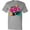 Athletic Heather, variant on I'm a 60's Kid 1960's Style Colorful Flowers T-Shirt
