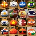 thumbnail image 2 of 51 Styles 10-45cm Country Ball Plush Toys Polandball Pendant Country Balls Countryball Stuffed Doll Children's Day Gift for Kids, 2 of 5