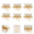 thumbnail image 4 of Cajas de caramelo de papel de papel de 50pcs Forma de almohada Cajas de caramelo de boda con cinta dorada, 4 of 6