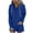 Blue 2 piece outfits for women, variant on Usmixi Sweatsuits Set for Women 2 Piece Outfits for Women Fashion Drawstring Button Hoodies Sweatshirt Shorts Lounge Sets Casual Solid Sports Hooded Tracksuit Sets with Pocket Clearance Under $10