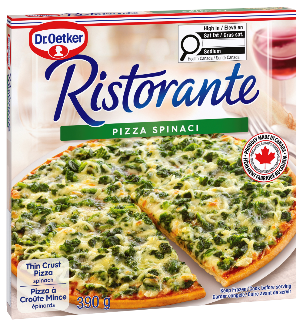 Dr. Oetker Ristorante Spinach Pizza, 390 g