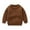 Brown, variant on Toddler Girl Sweaters Toddler Baby Boys Girls Cute Solid Color Cute Winter Thick Casual Keep Warm Sweater New Toddler Christmas Sweater Knit Pullover Tops Light Blue 18-24 Months
