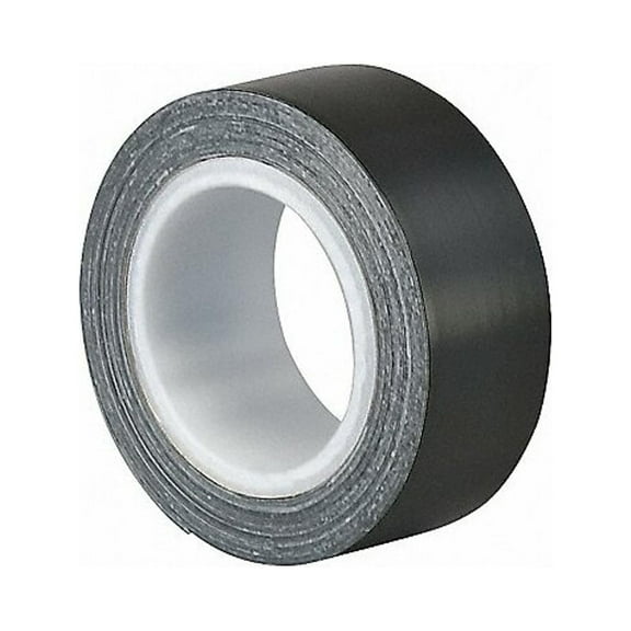 Tapecase Film Tape, Black, 5 yd L, 1 in W 15C677